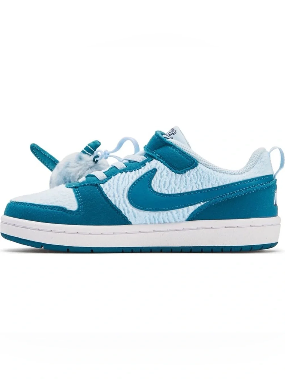 NWT Kids' Court Borough Recraft Low Top Sneaker in Blue/Green, Size 12C